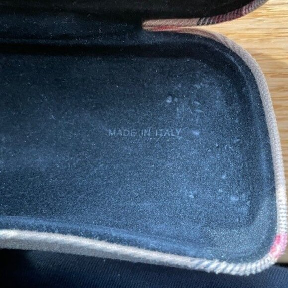 Vtg. BURBERRY WOMEN’S EYEGLASSES FRAME + CASE Havana Brown Tortoise - Picture 13 of 16